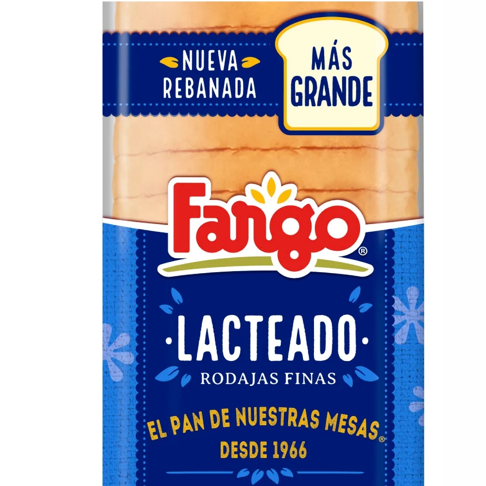 Pan Lacteado Rodajas Finas X 370 Gr Fargo