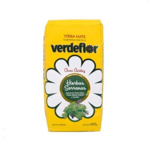 Yerba Mate Verdeflor Con Palo Hierbas 500 Gr