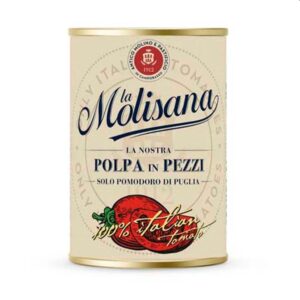 Tomate Perita En Cubos La Molisana Polpa In Pezzi 400 Gr