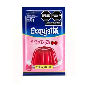 Gelatina Exquisita Cereza Fort X 40 Gr