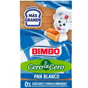 Pan Blanco Cero & Cero X 410 Gr Bimbo