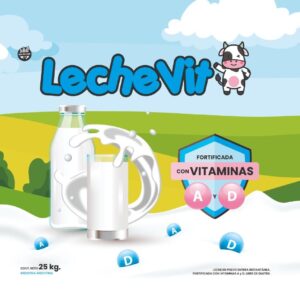 Leche en Polvo Entera Instantánea Fortificada LECHE VIT 25 kg