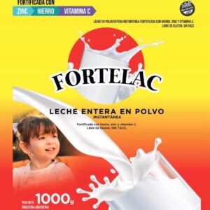 Leche en Polvo Fortificada con Hierro, Zinc y Vitamina C FORTELAC 1 kg