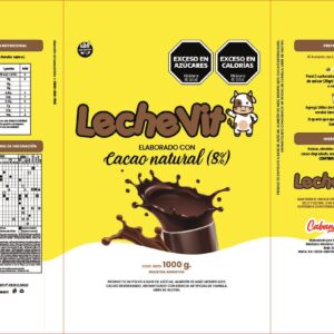 Cacao en Polvo 8% Cacao Natural LECHE VIT 1 kg