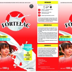 Leche Modificada en Polvo Niños +4 Años FORTELAC 1 kg
