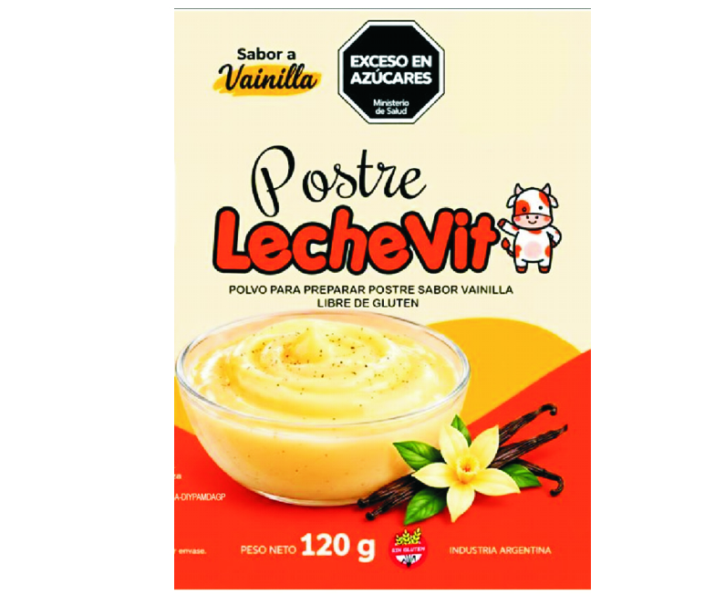 Postre en Polvo Sabor Vainilla Sin Gluten LECHE VIT 120 g